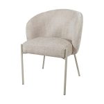 Nijwie MySons eetkamerstoel Adele - beige poten - Cremona - Taupe 04 - Star Collection (Set van 2)