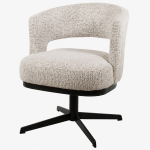 Nijwie MySons eetkamerstoel Bruce - draaipoot 360 - Coco - Salt 'n Pepper 80 - Star Collection