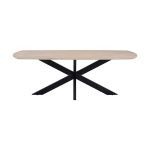 Nijwie MySons eettafel deens ovaal 160x90x78 cm mango Ashblond – Akagi Table Collection