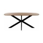 Nijwie MySons eettafel deens ovaal 180x90x78 Mango Smooth Natural – Akagi Table Collection