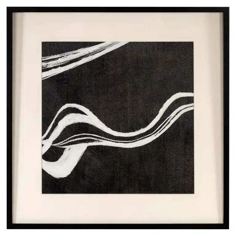 Richmond Interiors Wall art Jozra zwart/wit