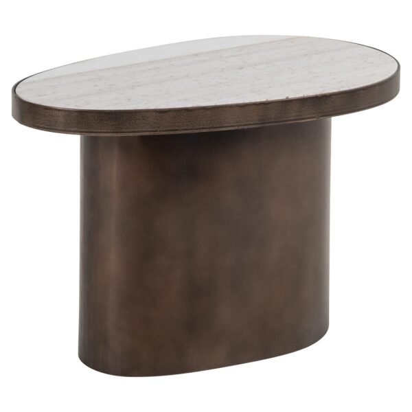 Richmond Interiors bijzettafel Biloxi 70x43,5x45 cm marmer