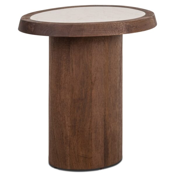 Richmond Interiors bijzettafel Melrose 39x50x51 cm marmer