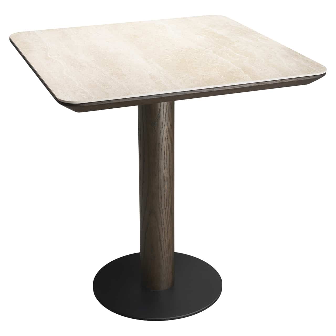 Richmond Interiors bistrotafel Ritz 75 cm vierkant travertin