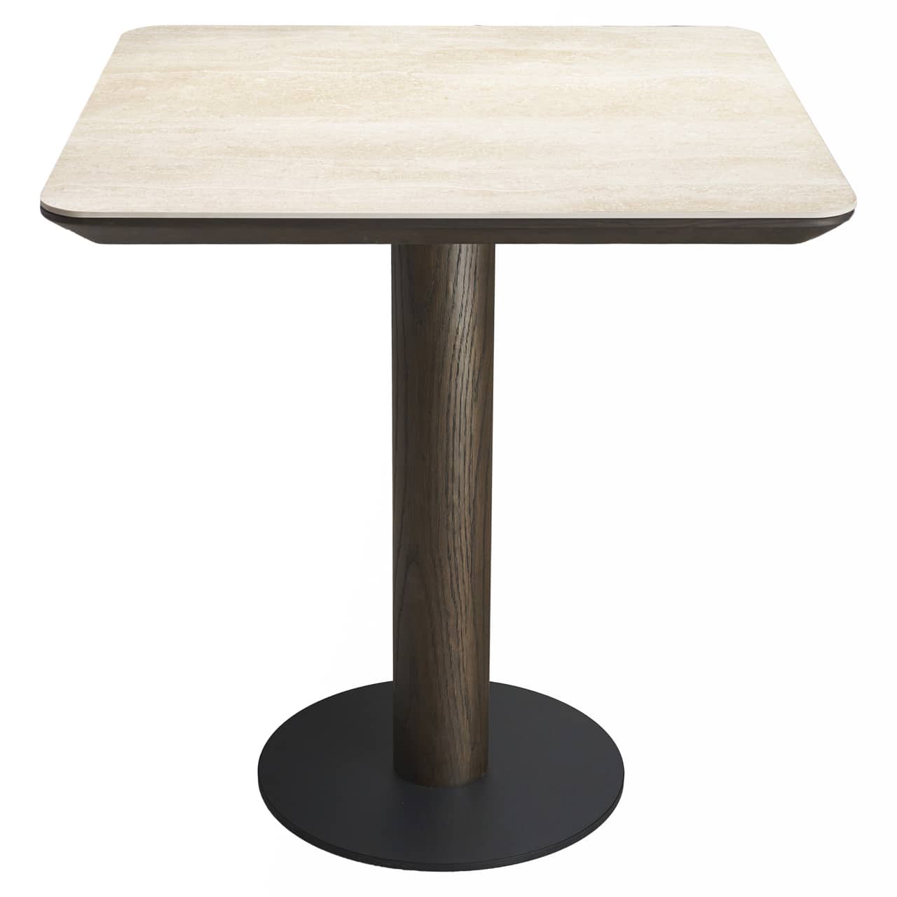 Richmond Interiors bistrotafel Ritz 75 cm vierkant travertin