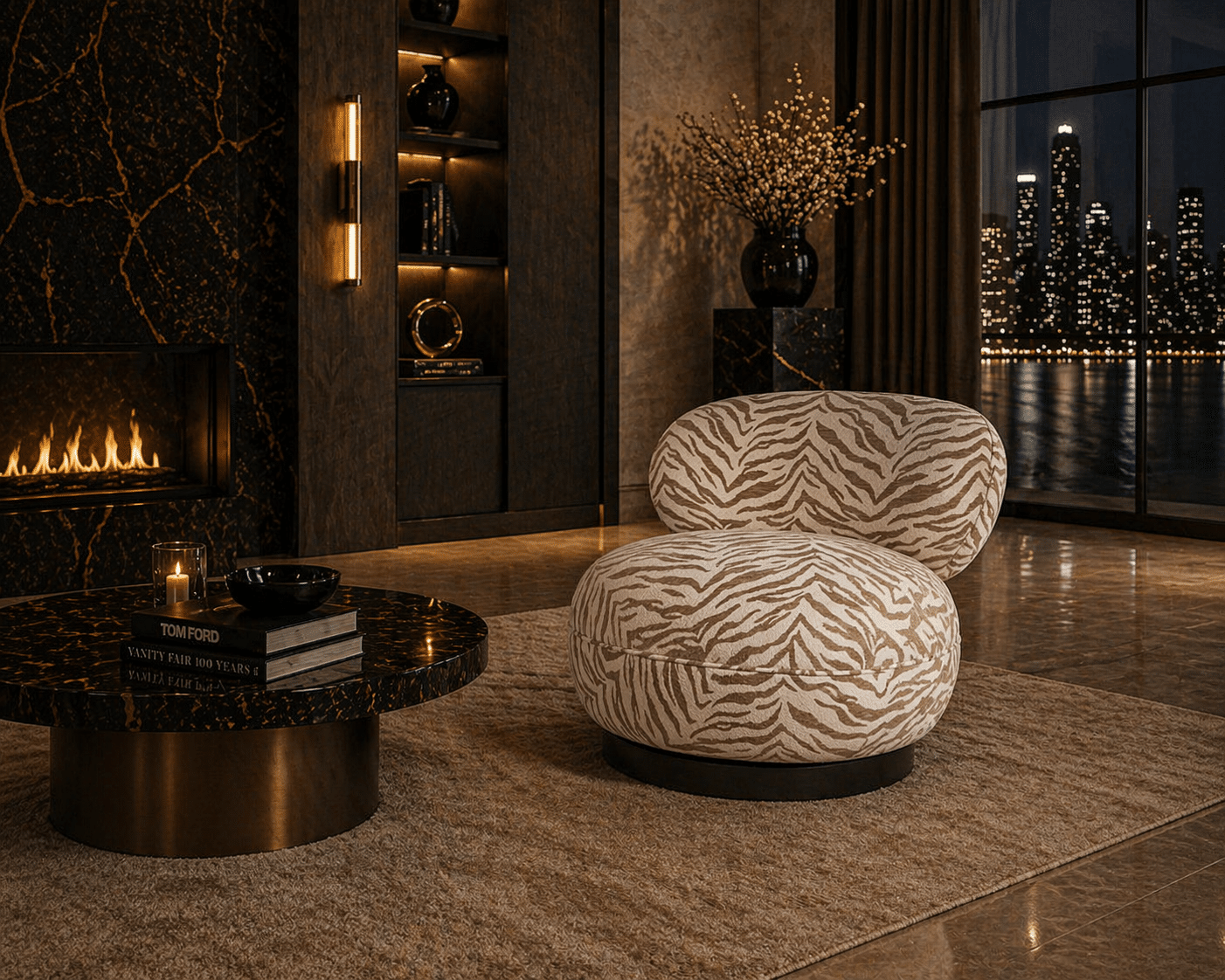 Richmond Interiors draaifauteuil Jace beige
