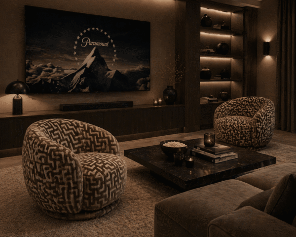 Richmond Interiors draaifauteuil Negreslo met arm brown labyrinth