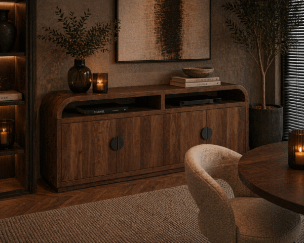 Richmond Interiors dressoir Baldwin 180x45x80 cm mangohout