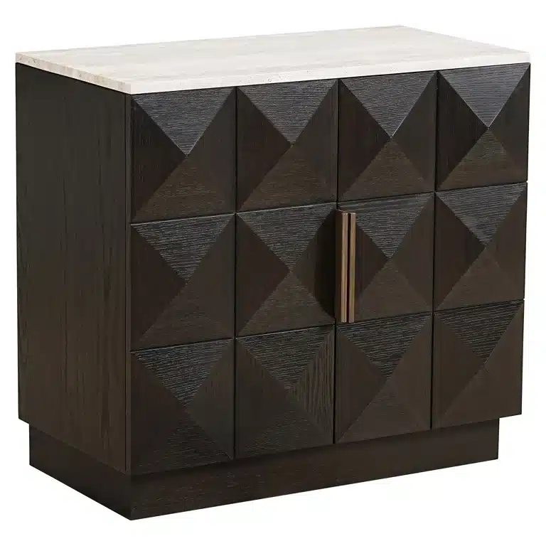 Richmond Interiors dressoir Claremont 85x44x78,5 cm  travertin