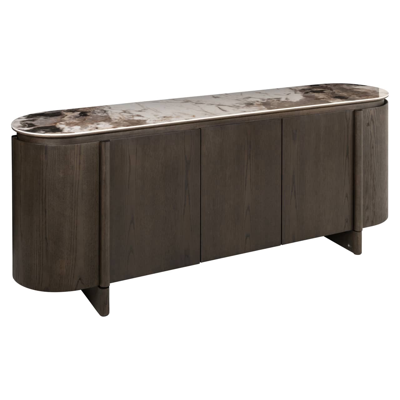 Richmond Interiors dressoir Langford 200x44,5x77 cm travertin