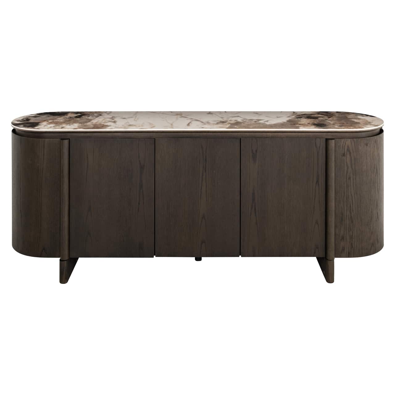 Richmond Interiors dressoir Langford 200x44,5x77 cm travertin