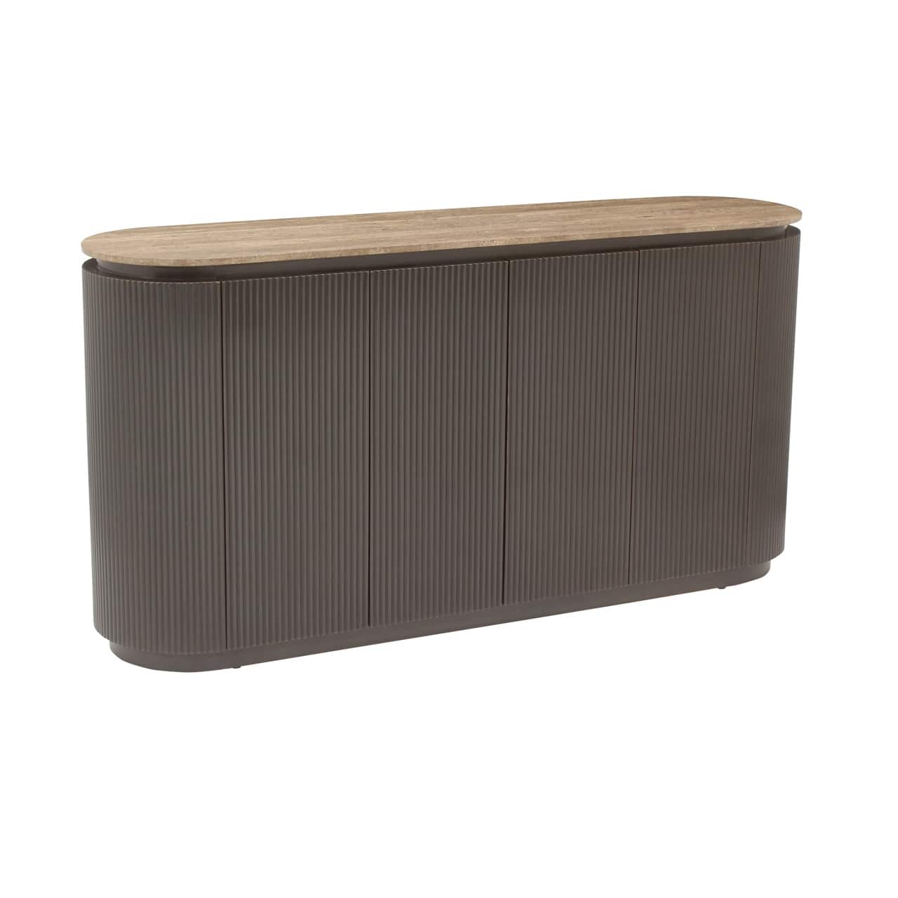 Richmond Interiors dressoir Russo 160x40x82 cm travertin