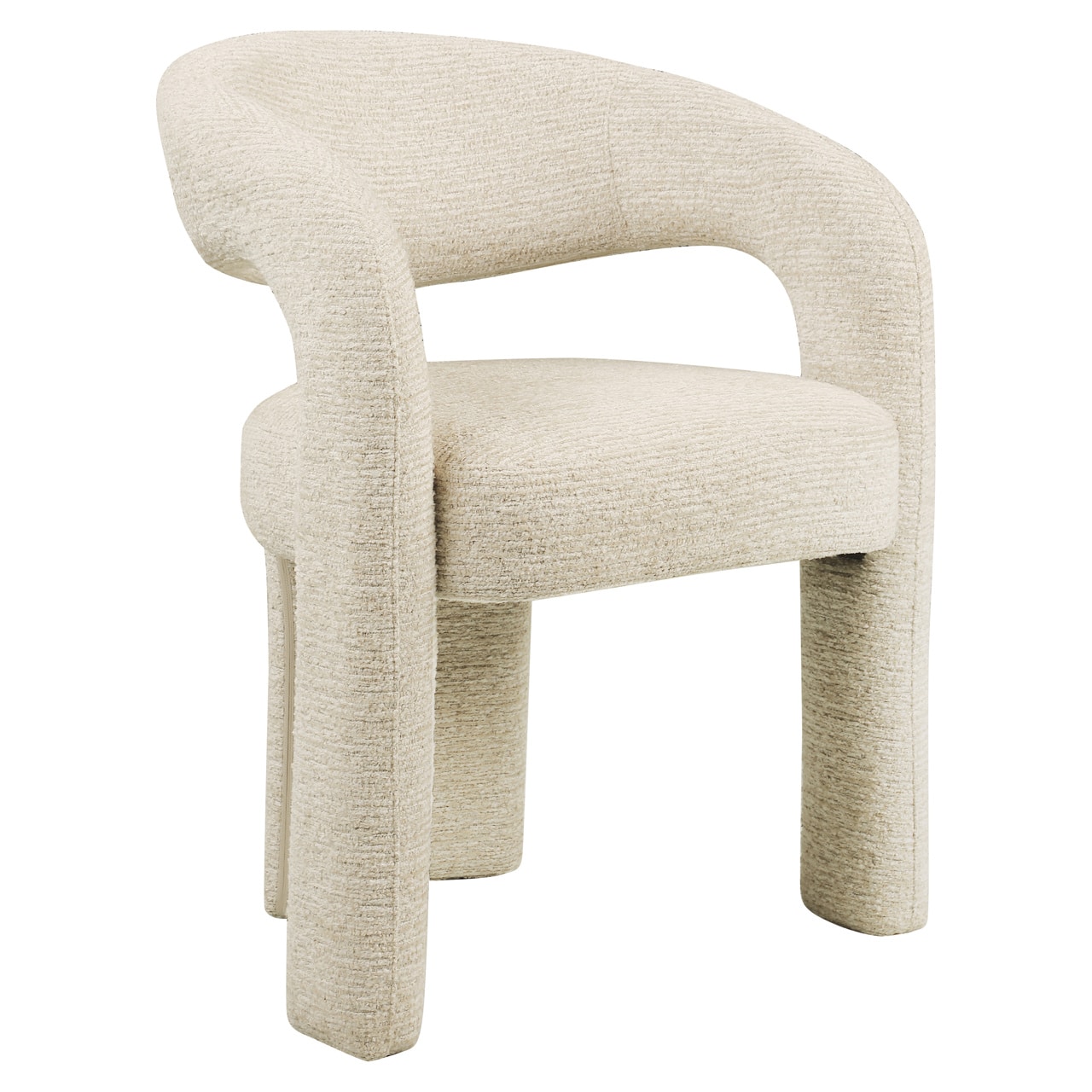 Richmond Interiors eetkamerstoel Soho met arm natural linear