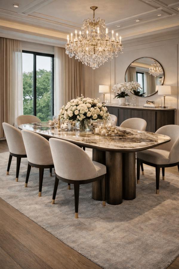 Richmond Interiors eettafel Langford 230 cm keramiek