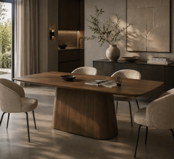 Richmond Interiors eettafel Windsor 190x100x75 cm walnoot