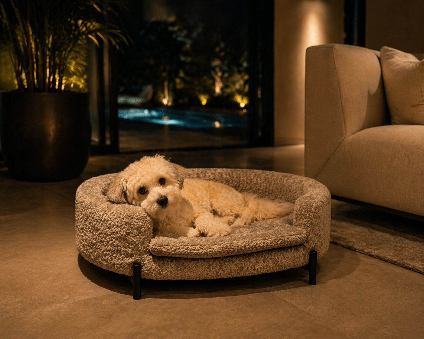 Richmond Interiors huisdierenbed Dolly nature sheep