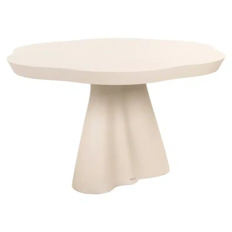 Richmond Interiors indoor/outdoor eettafel Urban Bloom 140 cm rond sandstone
