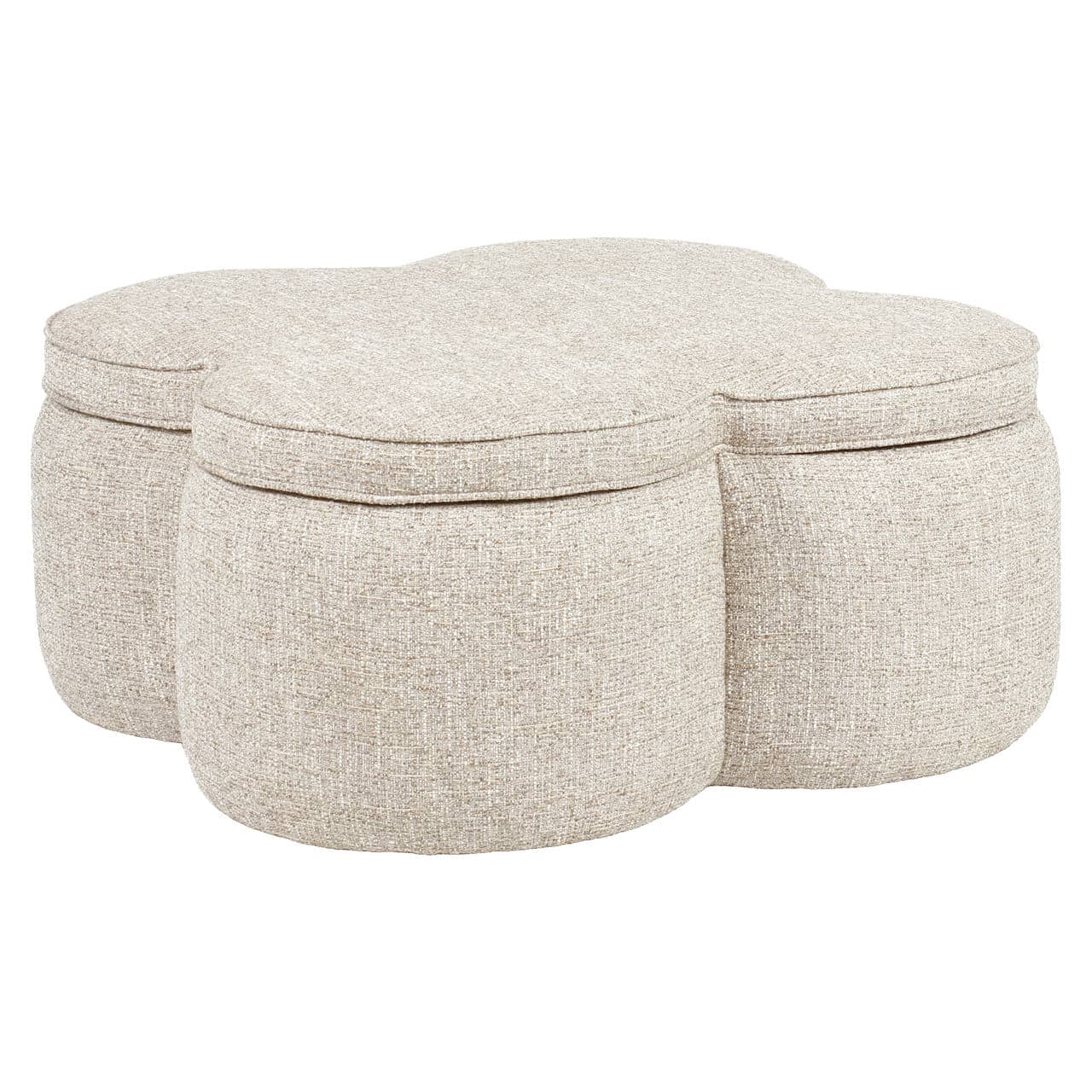 Richmond Interiors opberg poef Corbeau sand
