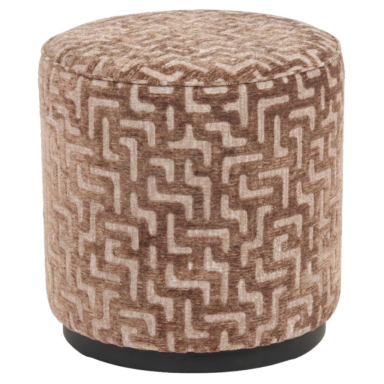 Richmond Interiors poef Lexie 45Ø bruin