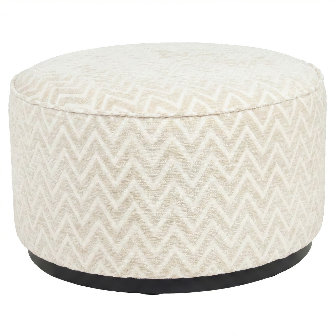 Richmond Interiors poef Lexie 70Ø beige