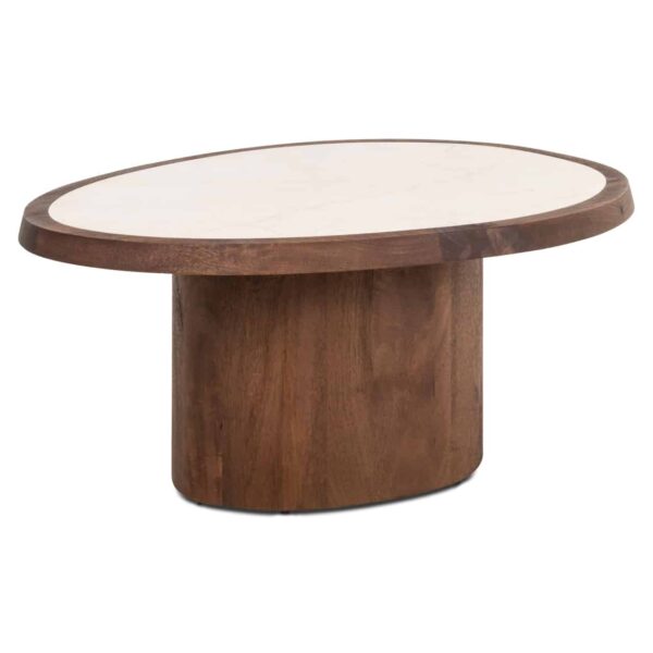 Richmond Interiors salontafel Melrose 90x70x39 cm marmer
