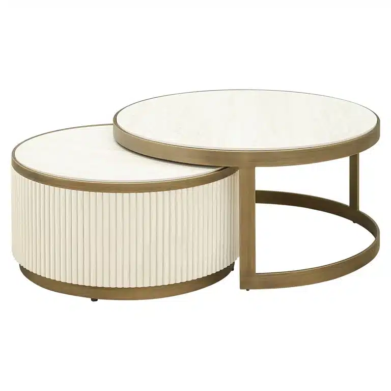 Richmond Interiors salontafel Tivoli set van 2 keramiek