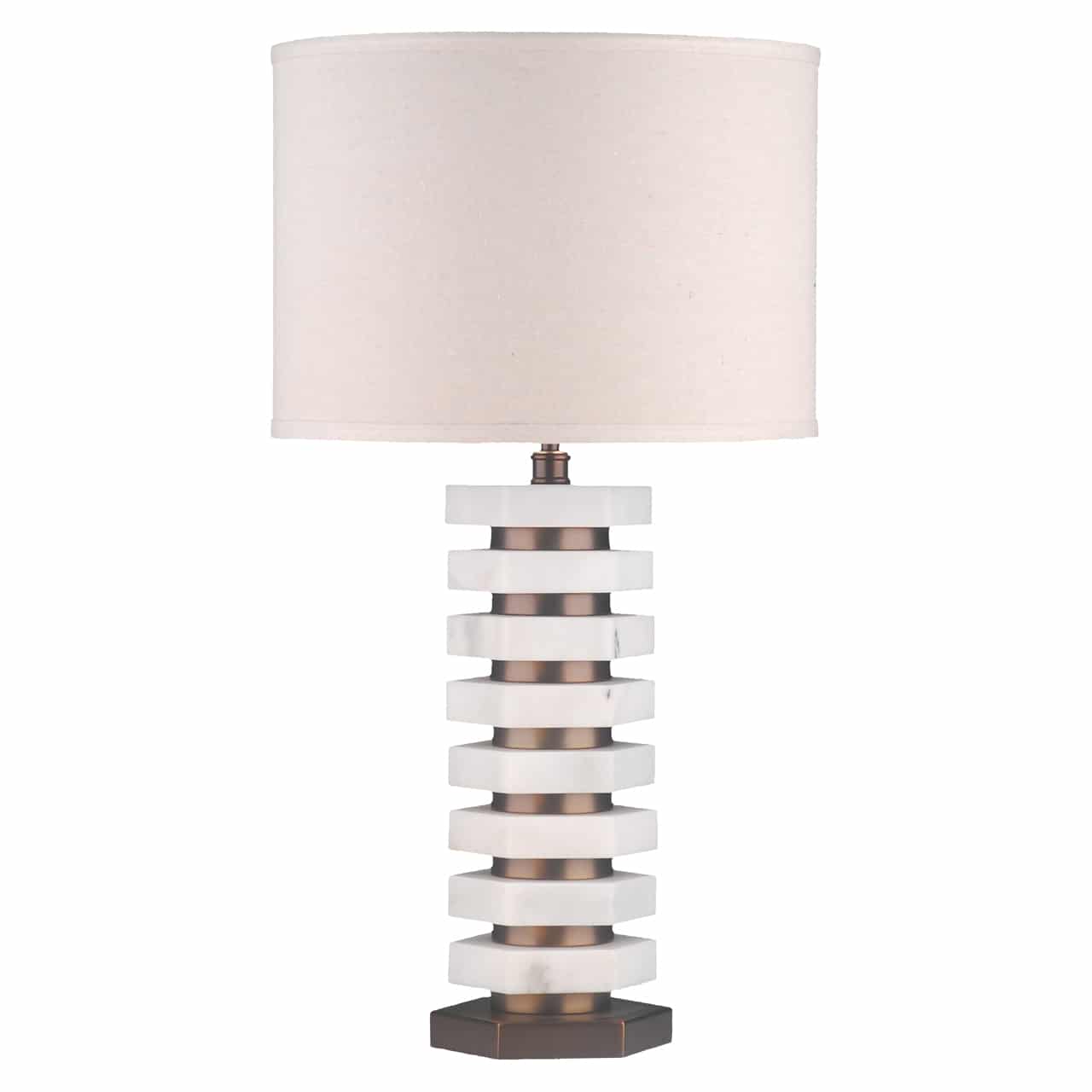 Richmond Interiors tafellamp 35,5x35,5x63,5 cm Haspen marmer