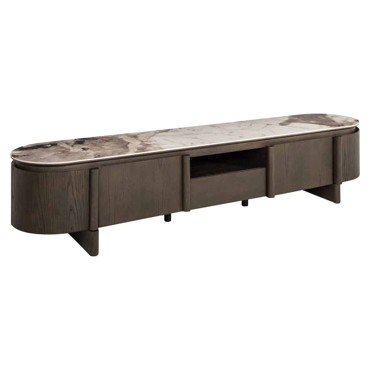 Richmond Interiors tv meubel Langford 220x44,5x45 cm keramiek