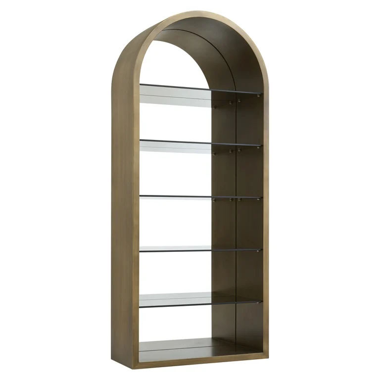 Richmond Interiors wandkast Bowic 90x38x210 cm metaal