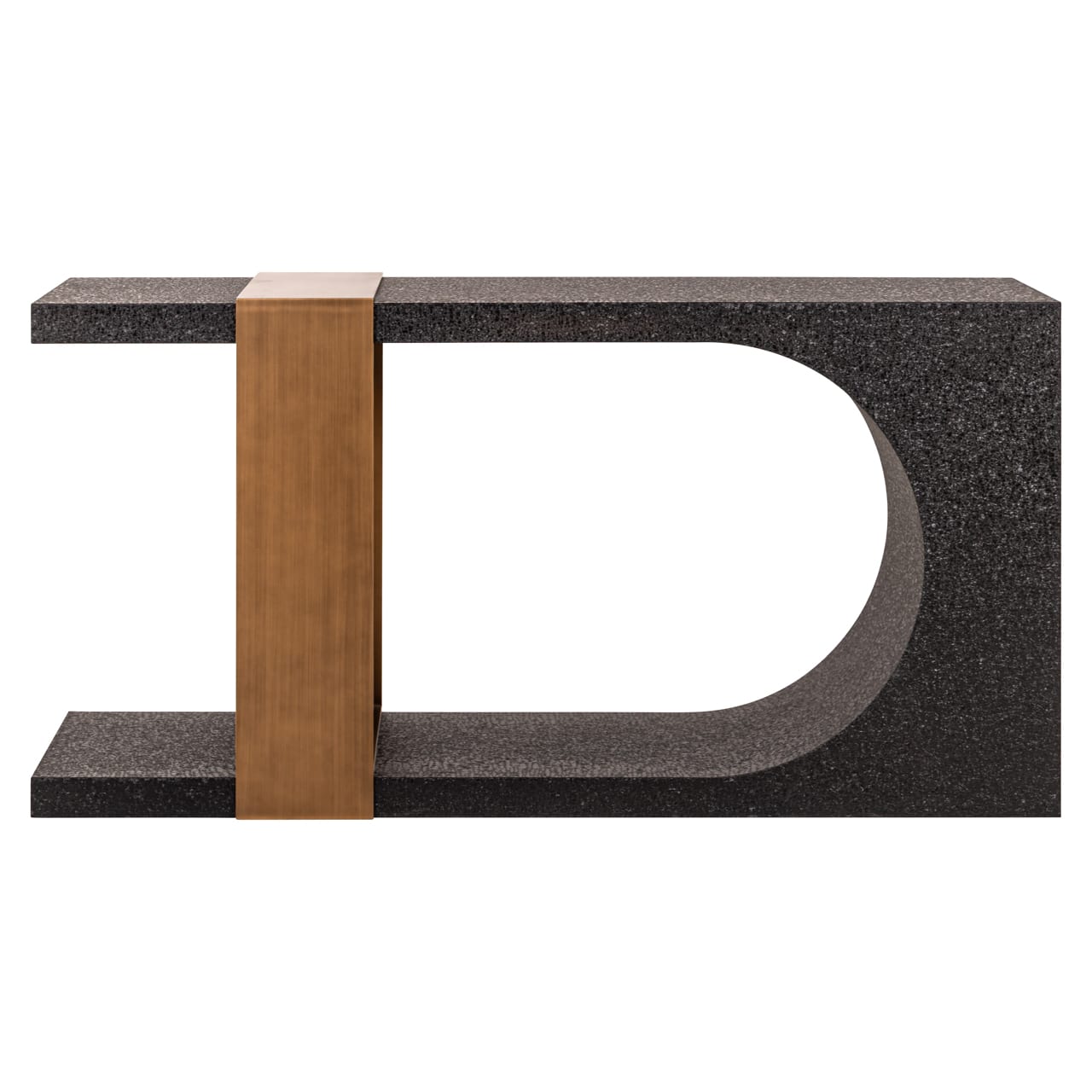 Richmond Interiors wandtafel Alexander Jones 150x36x76 cm metaal