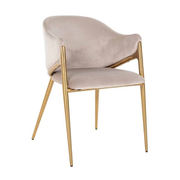 SHOWMODEL Richmond Interiors eetkamerstoel Gwen khaki FR