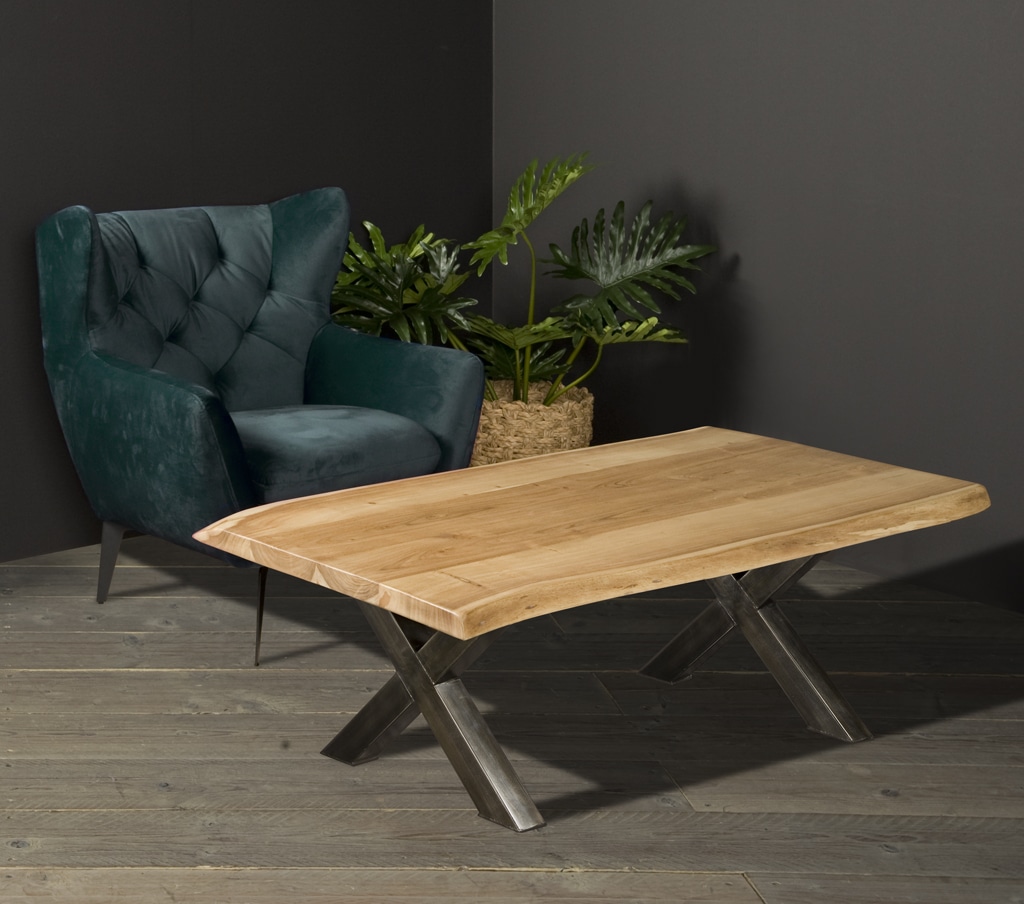 Tower Living boomstam salontafel Xabia 135x75x40 cm acacia