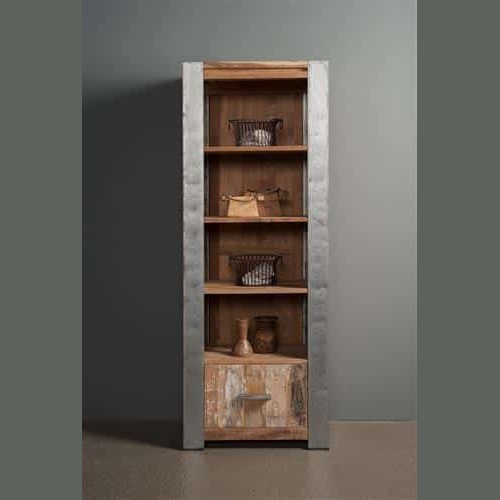SHOWMODEL Tower Living boekenkast Novara oud teak 70x45x190 cm