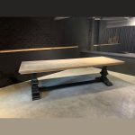SHOWMODEL Tower Living klooster Eettafel Parma Toscana 280 cm eiken
