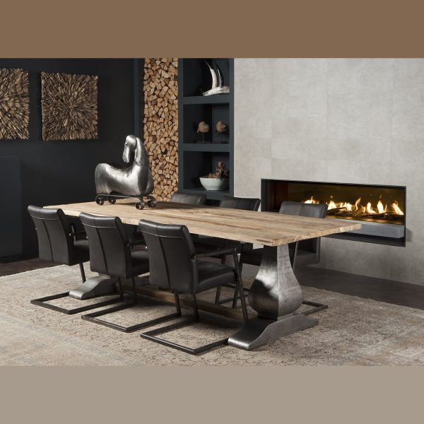 SHOWMODEL Tower Living klooster Eettafel Prato 240 teak