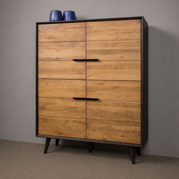 SHOWMODEL Tower Living opbergkast Bresso eiken 130x45x160 cm