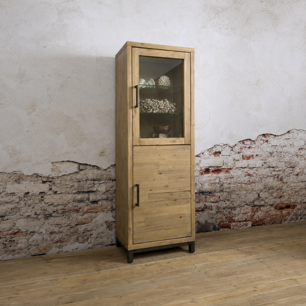 SHOWMODEL Tower Living vitrinekast Trego acacia