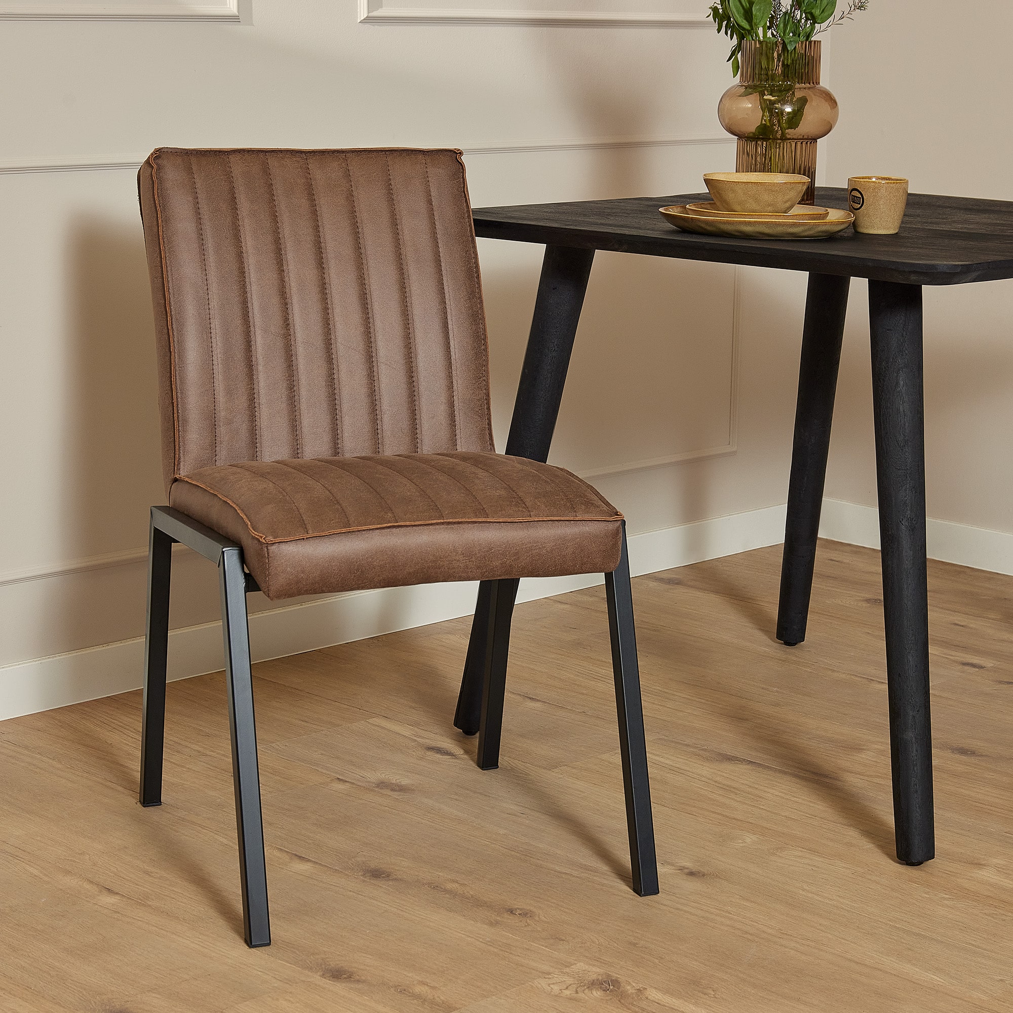 Starfurn Eetkamerstoel Tivoli Bull | Brown