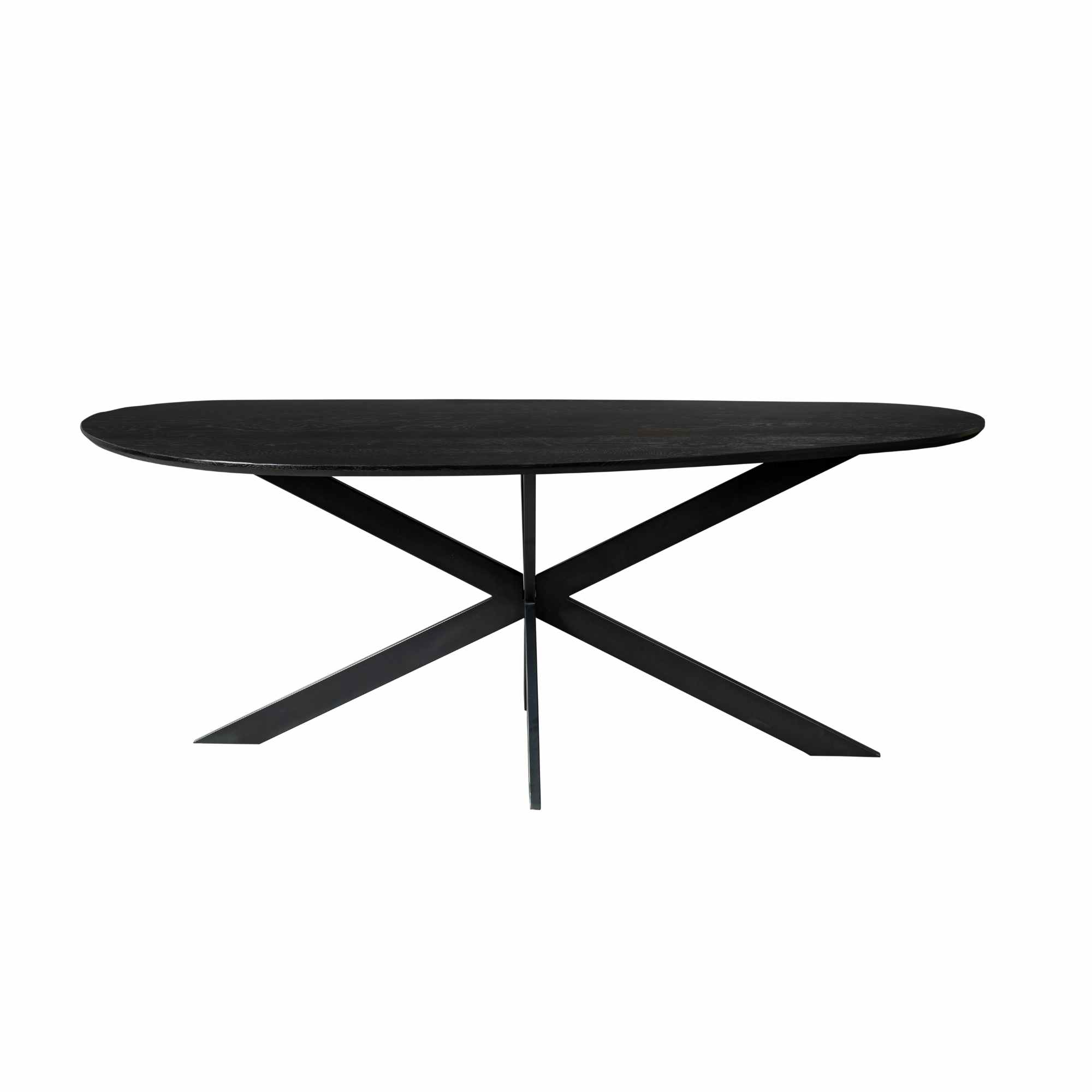 Starfurn Eettafel Cloud | 240 cm | Eiken | Zwart
