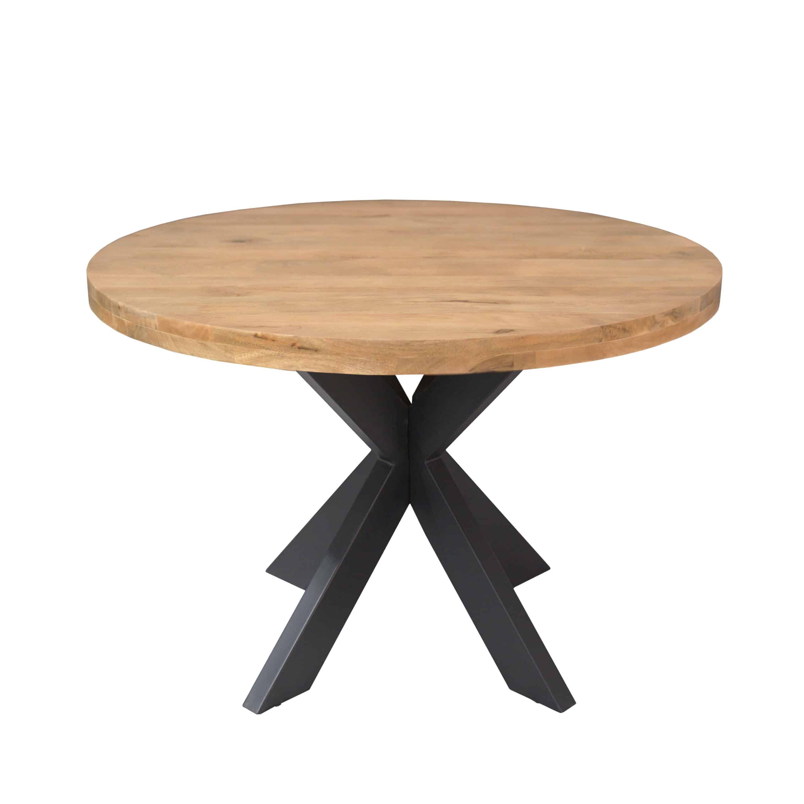 Starfurn Ronde eettafel Dakota Naturel Mangohout 110 cm