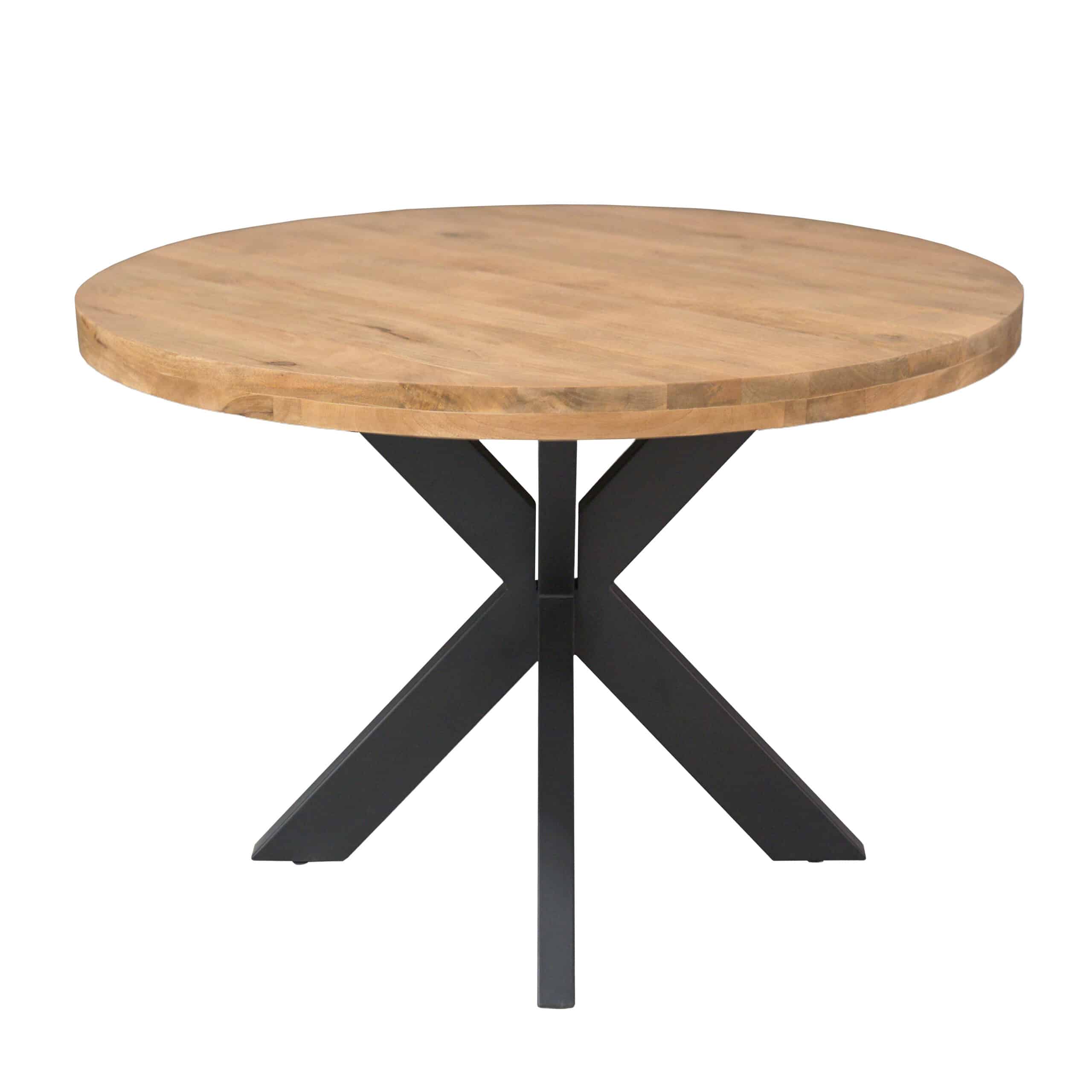 Starfurn Ronde eettafel Dakota Naturel Mangohout 120 cm