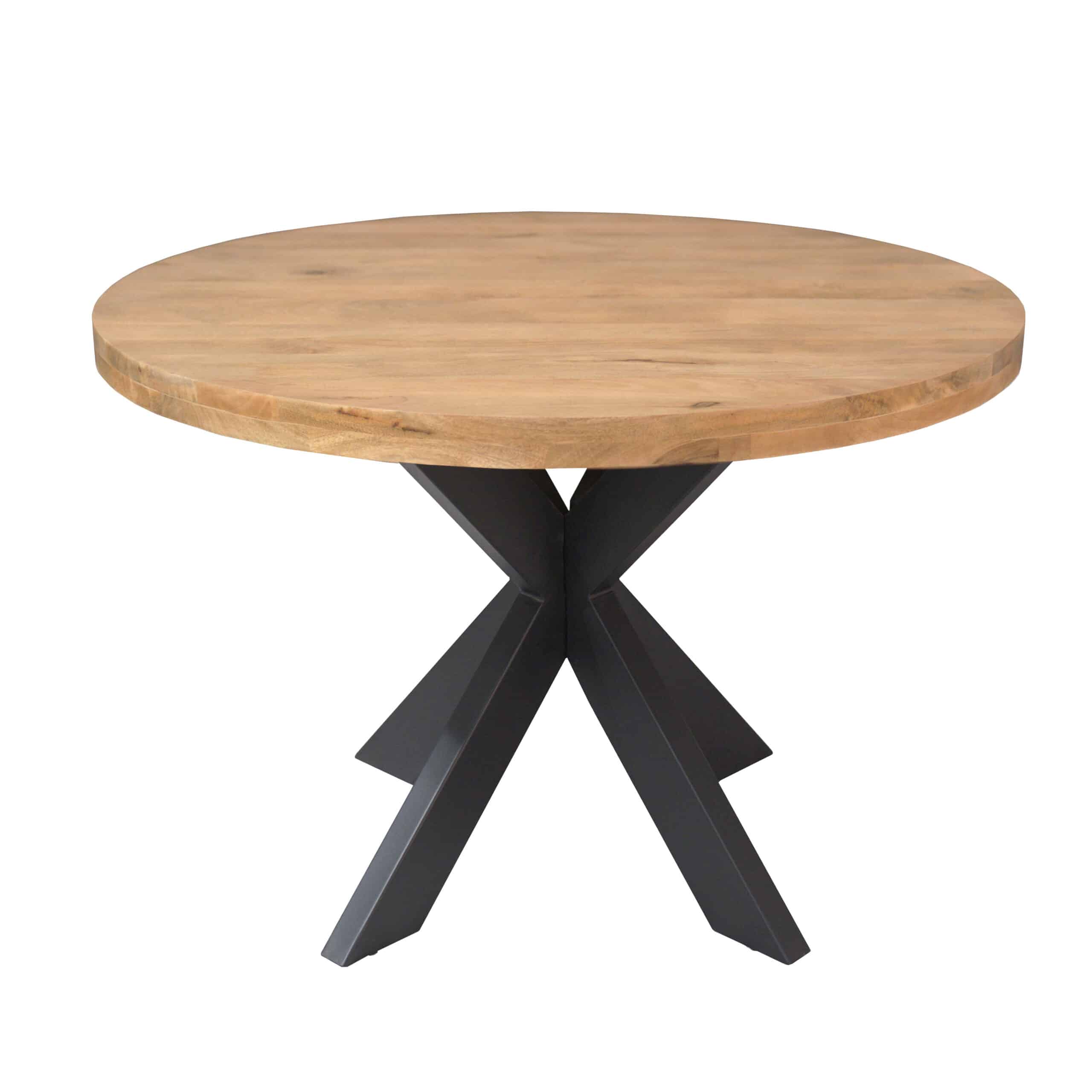 Starfurn Ronde eettafel Dakota Naturel Mangohout 130 cm