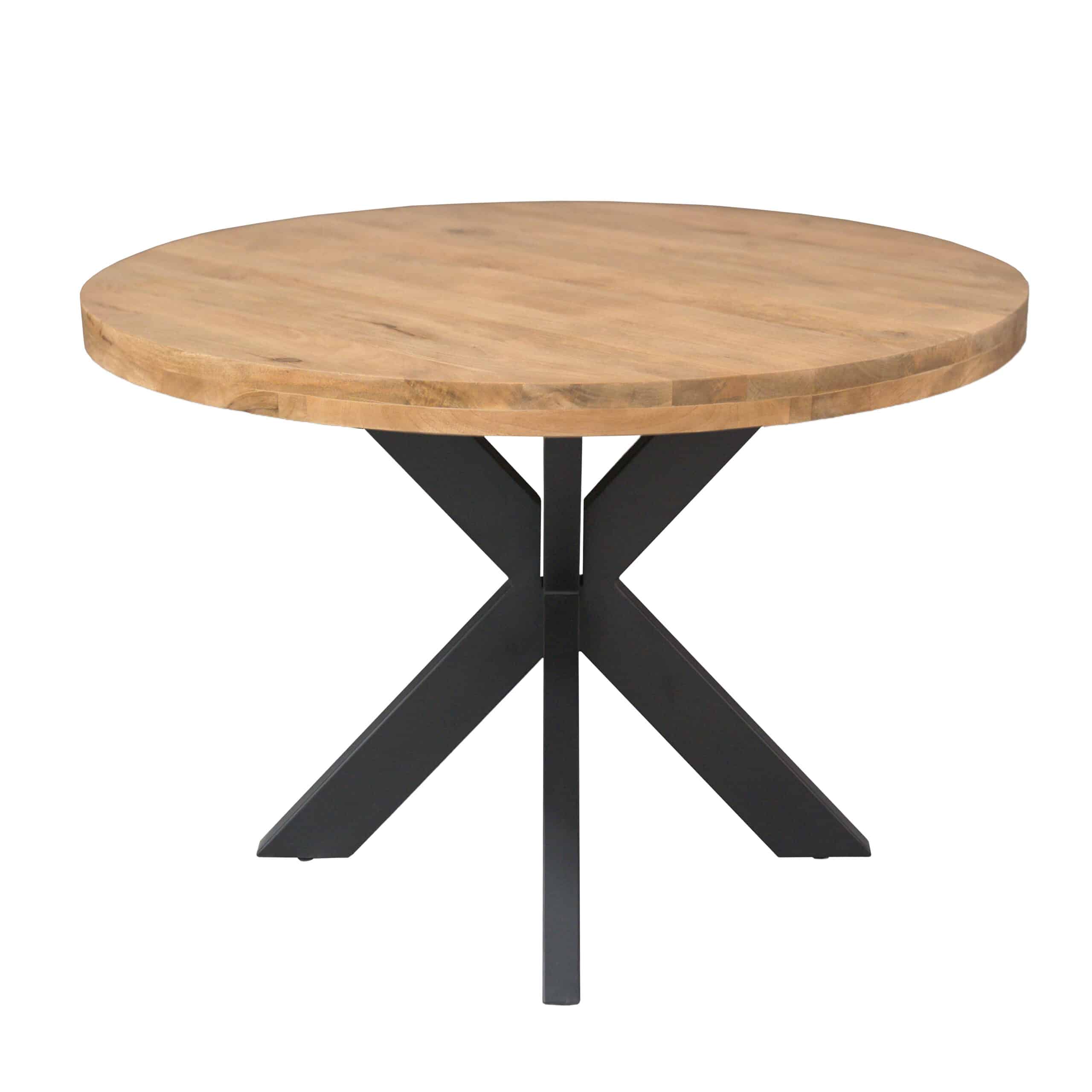 Starfurn Ronde eettafel Dakota Naturel Mangohout 130 cm
