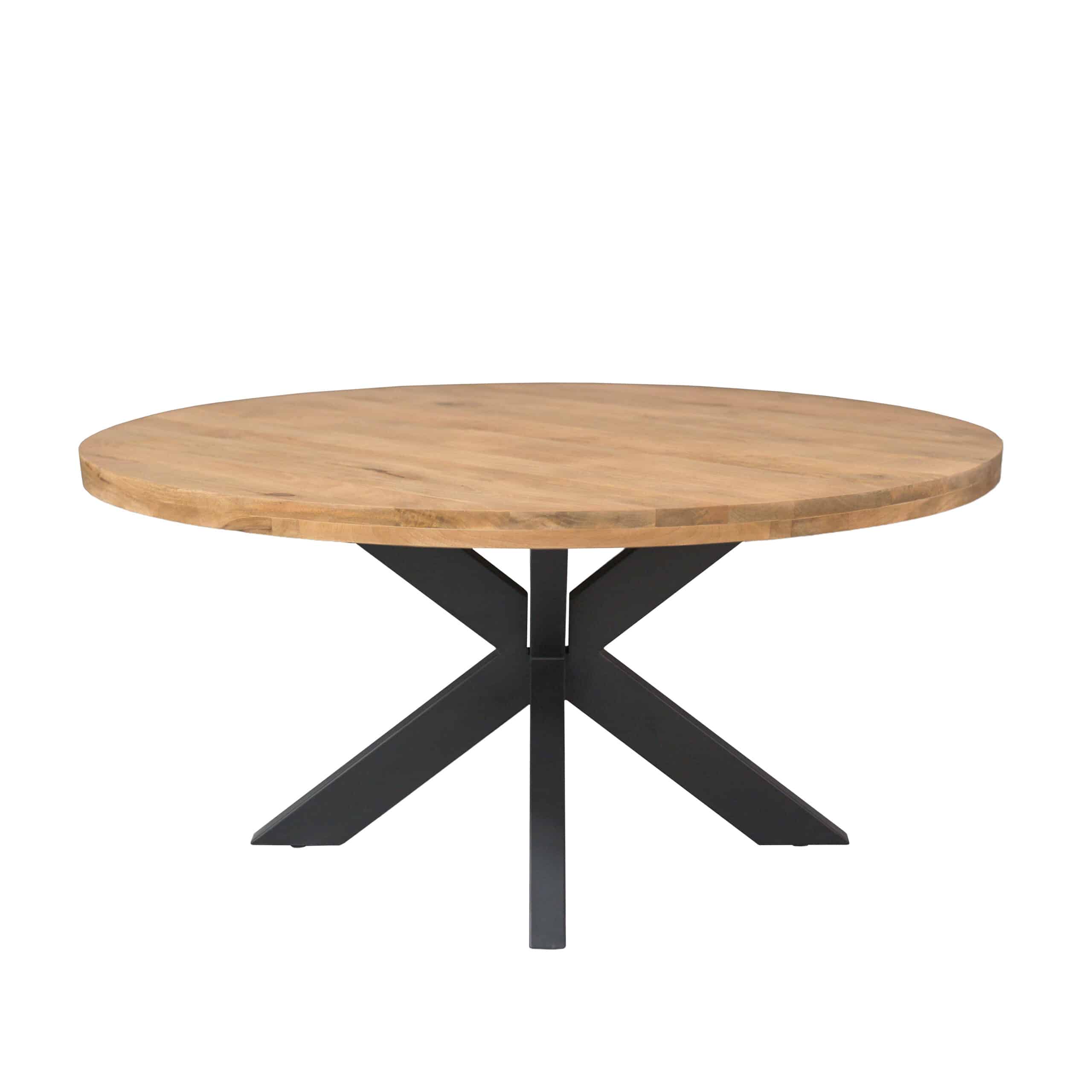 Starfurn Ronde eettafel Dakota Naturel Mangohout 150 cm