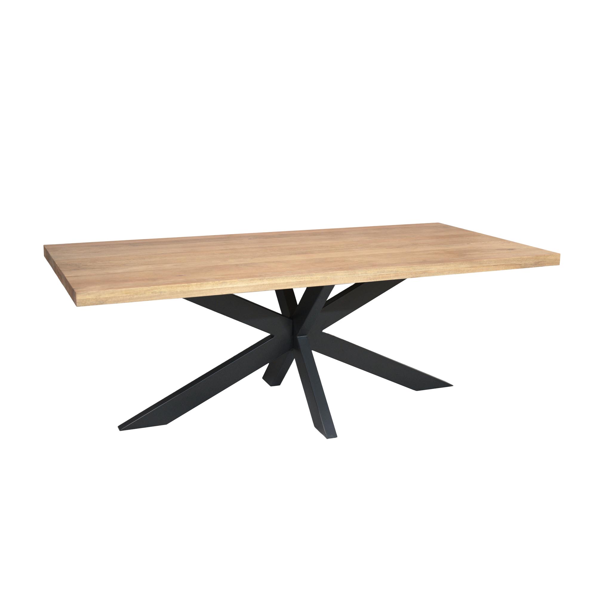 Starfurn Rechthoekige eettafel Dakota Naturel Mangohout 220 cm
