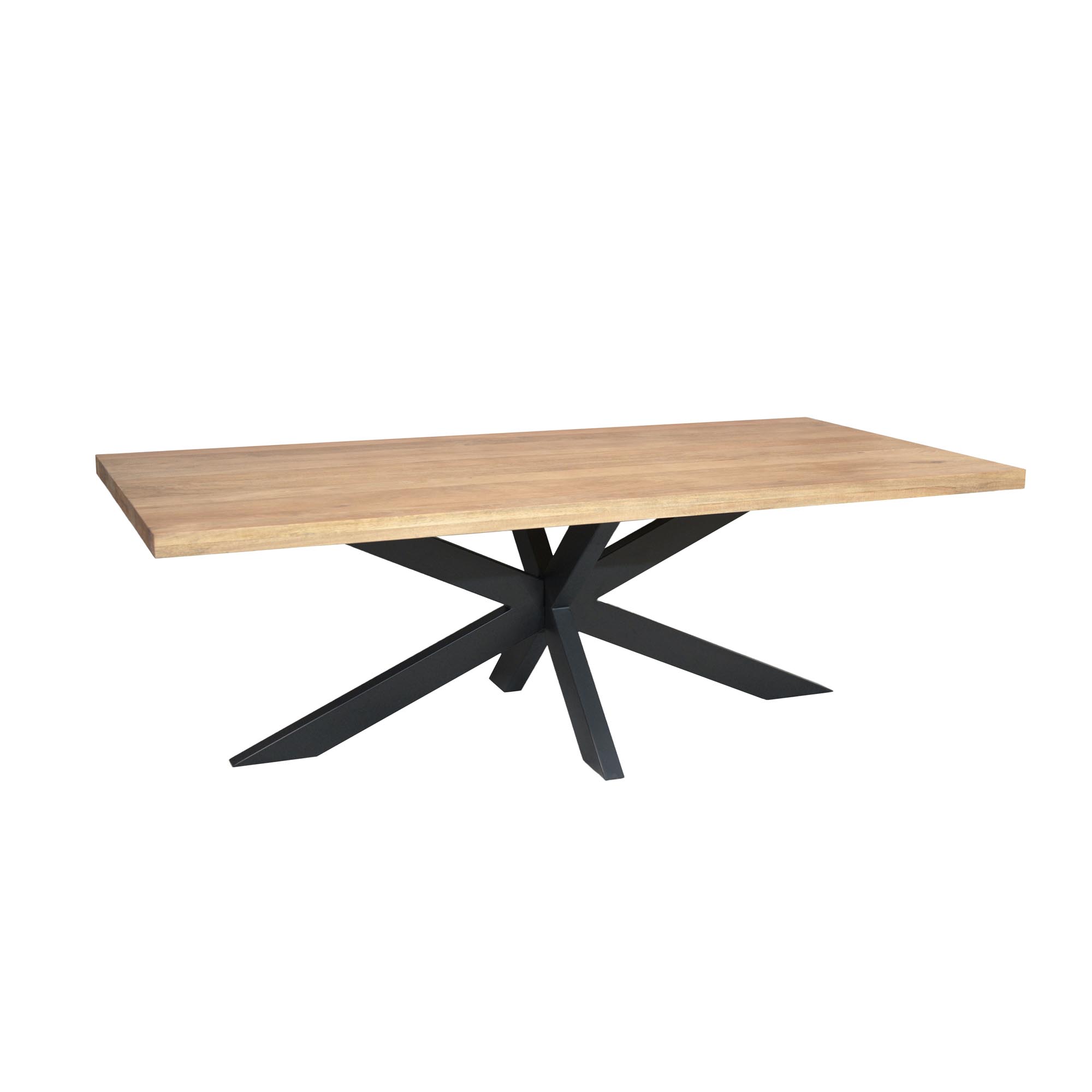 Starfurn Rechthoekige eettafel Dakota Naturel Mangohout 300 cm