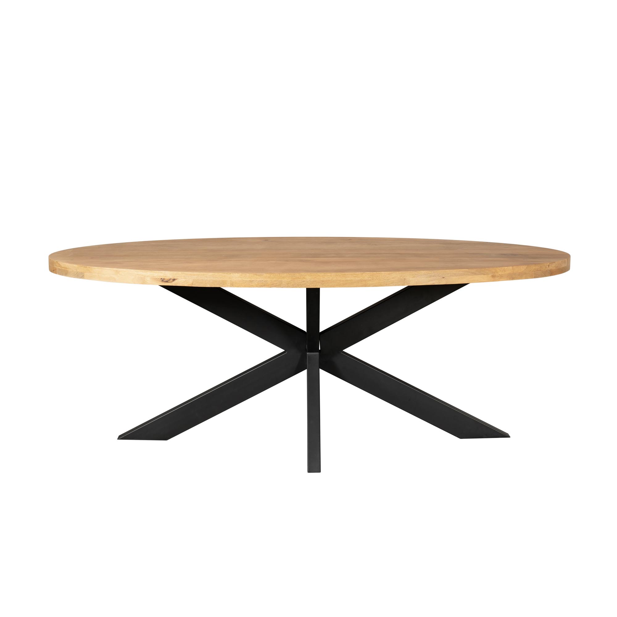 Starfurn Ovale eettafel Dakota Naturel Mangohout 160 cm