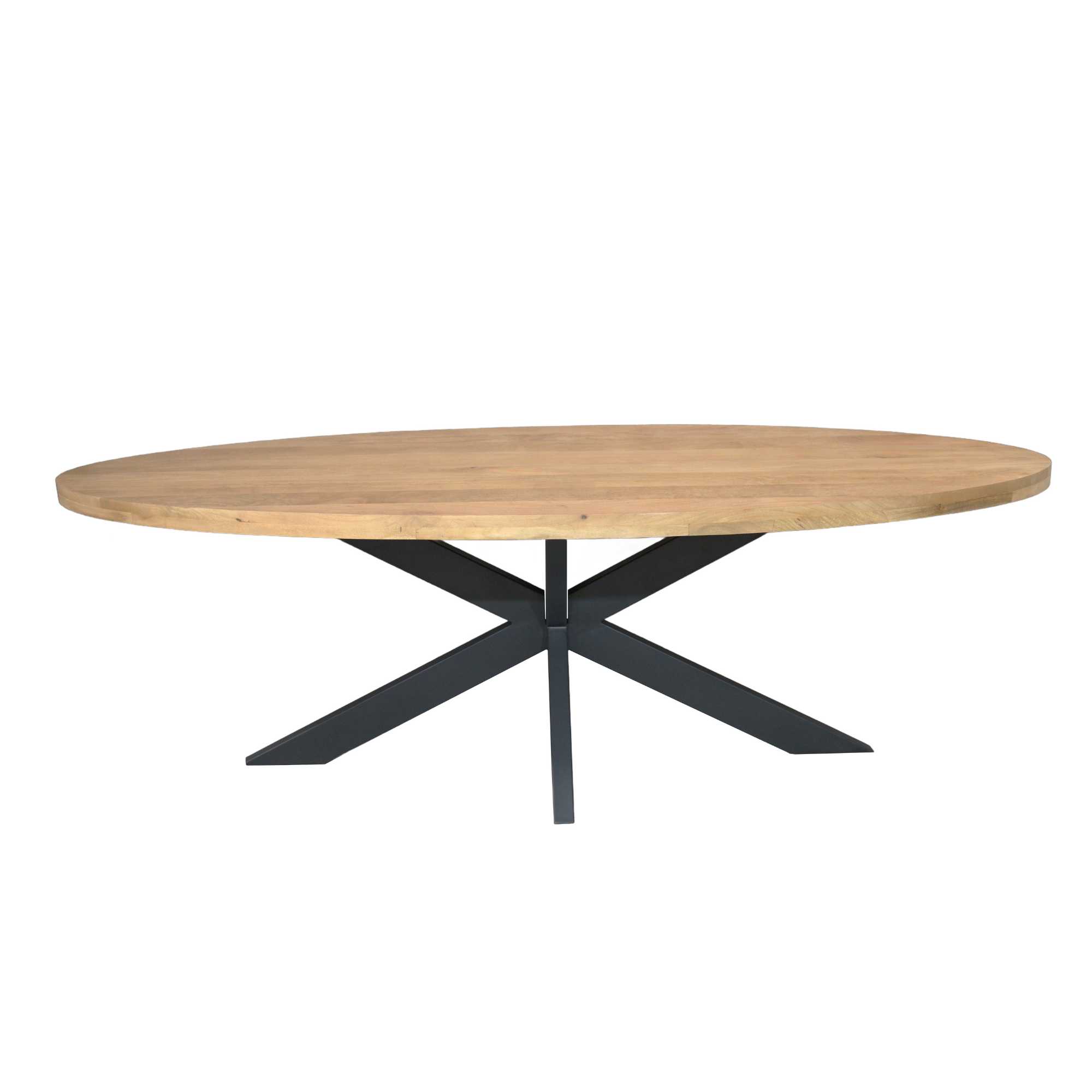 Starfurn Ovale eettafel Dakota Naturel Mangohout 210 cm