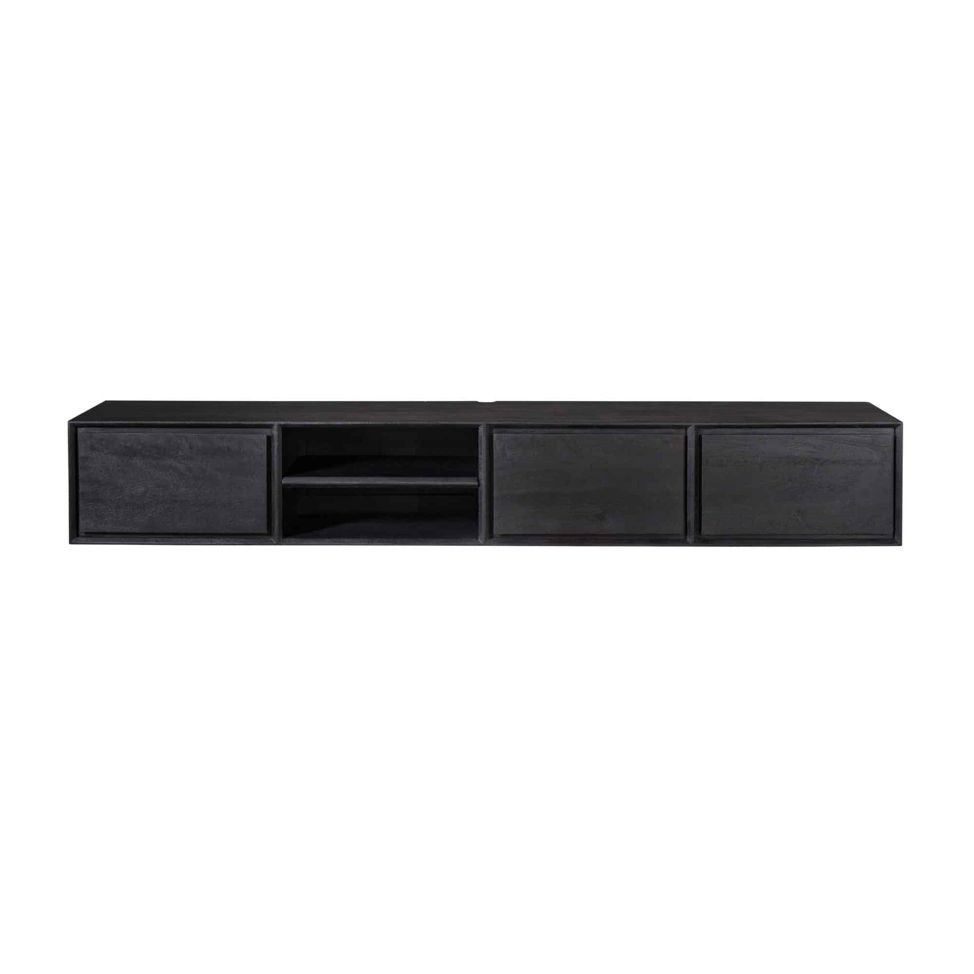 Starfurn Zwevend tv meubel Ambiance Black | 200 cm