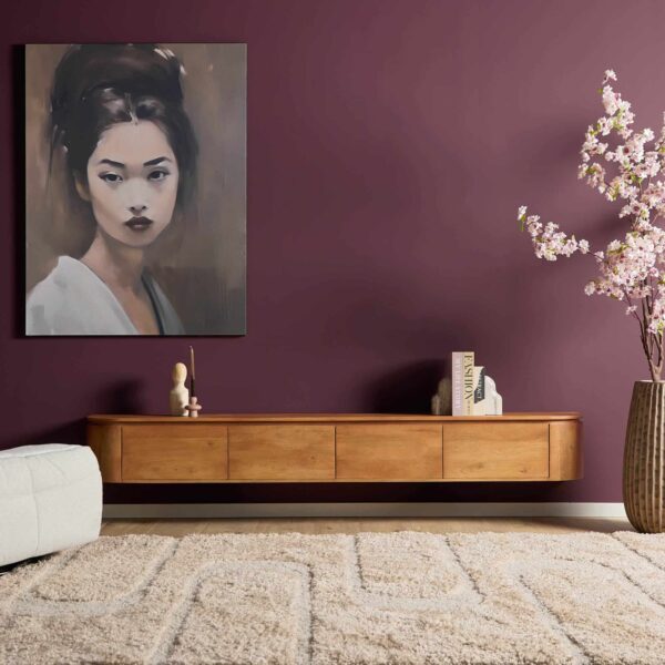 Starfurn tv meubel Excellent naturel 240x35x30 cm mangohout